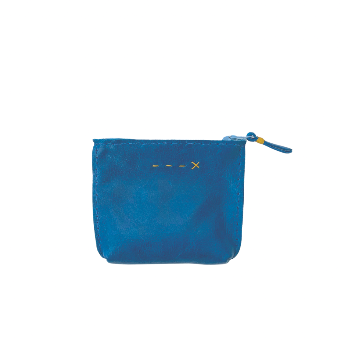 Small Zippered Pouch, Blue
