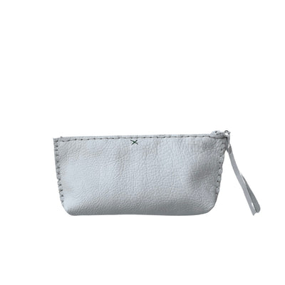 Zippered Pouch, White