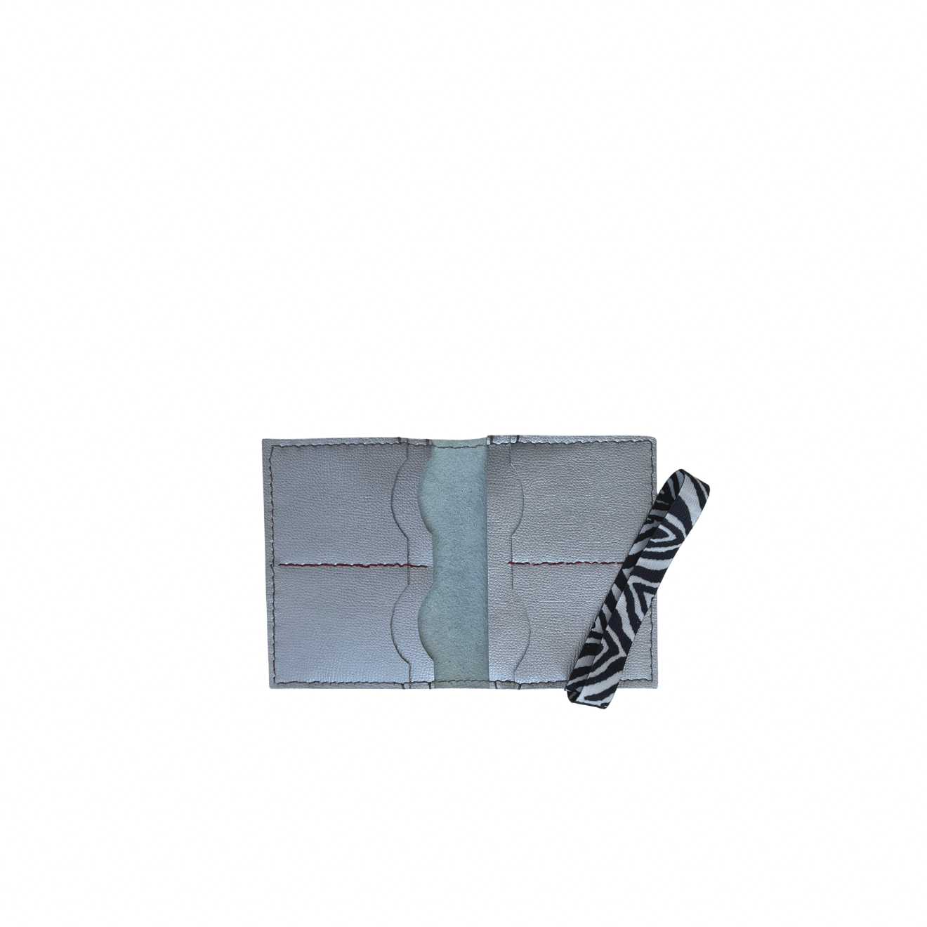Large Wallet, Silver/Black